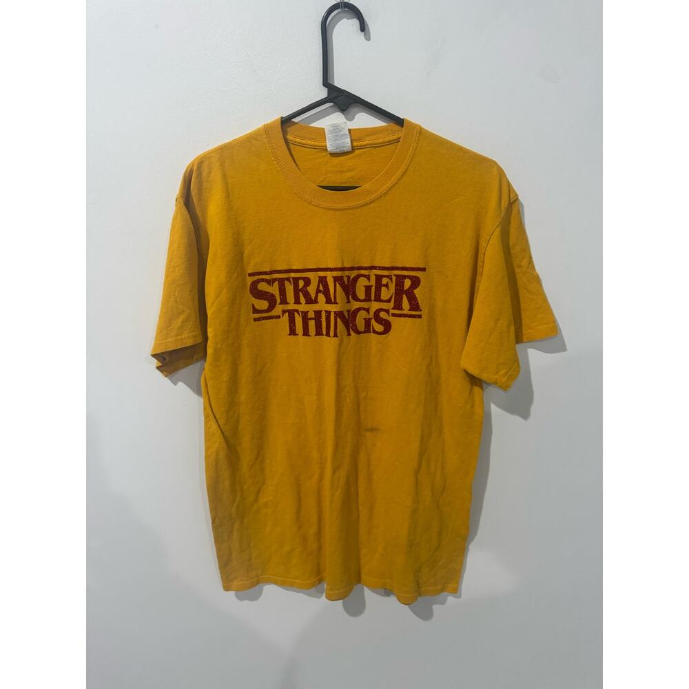 Stranger Things Glitter Letters T-Shirt Size L